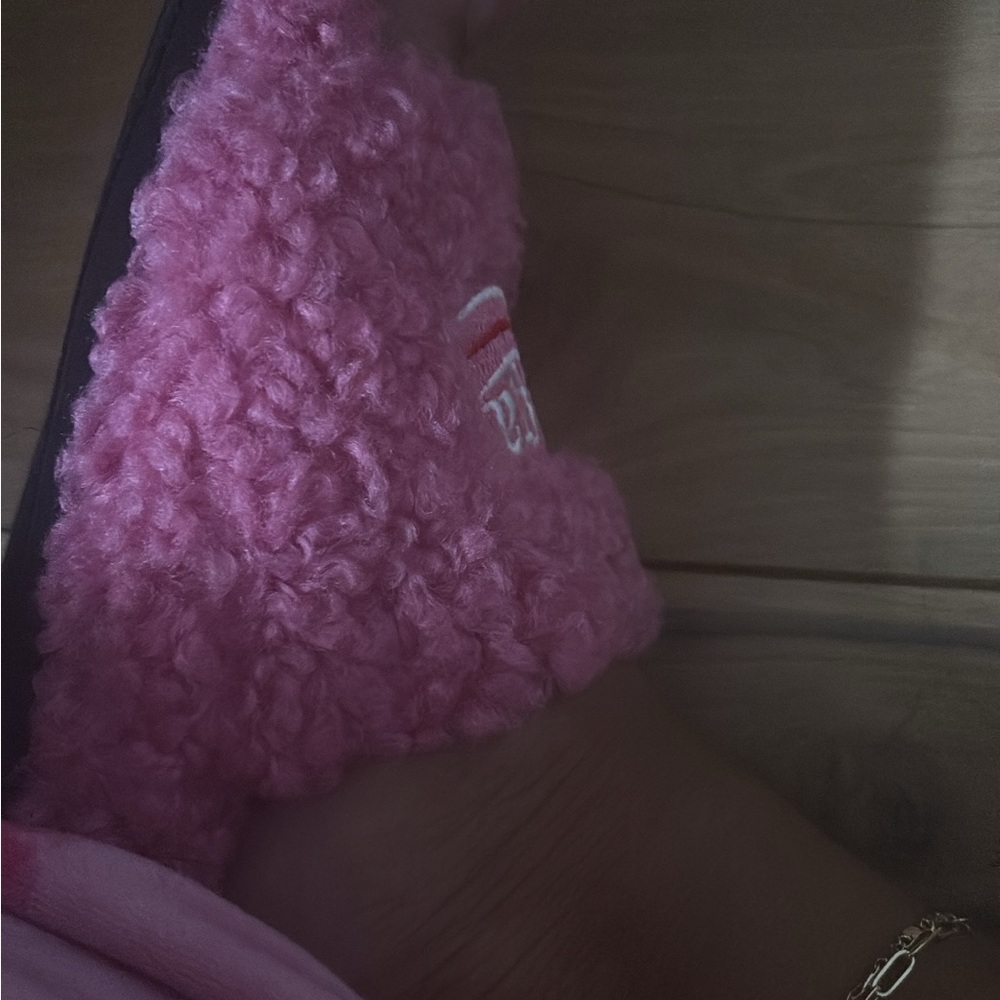 Balenciaga Pink Textured Slides - Picture 5 of 5